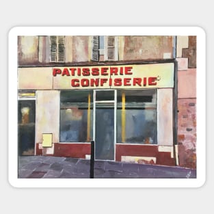 An Old French Bakery Sticker